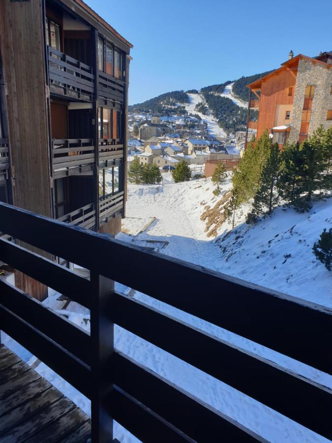 Studio Cabine Vue Sur Pistes Les Angles  Exterior foto