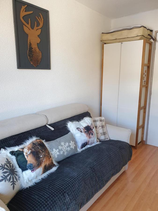 Studio Cabine Vue Sur Pistes Les Angles  Exterior foto
